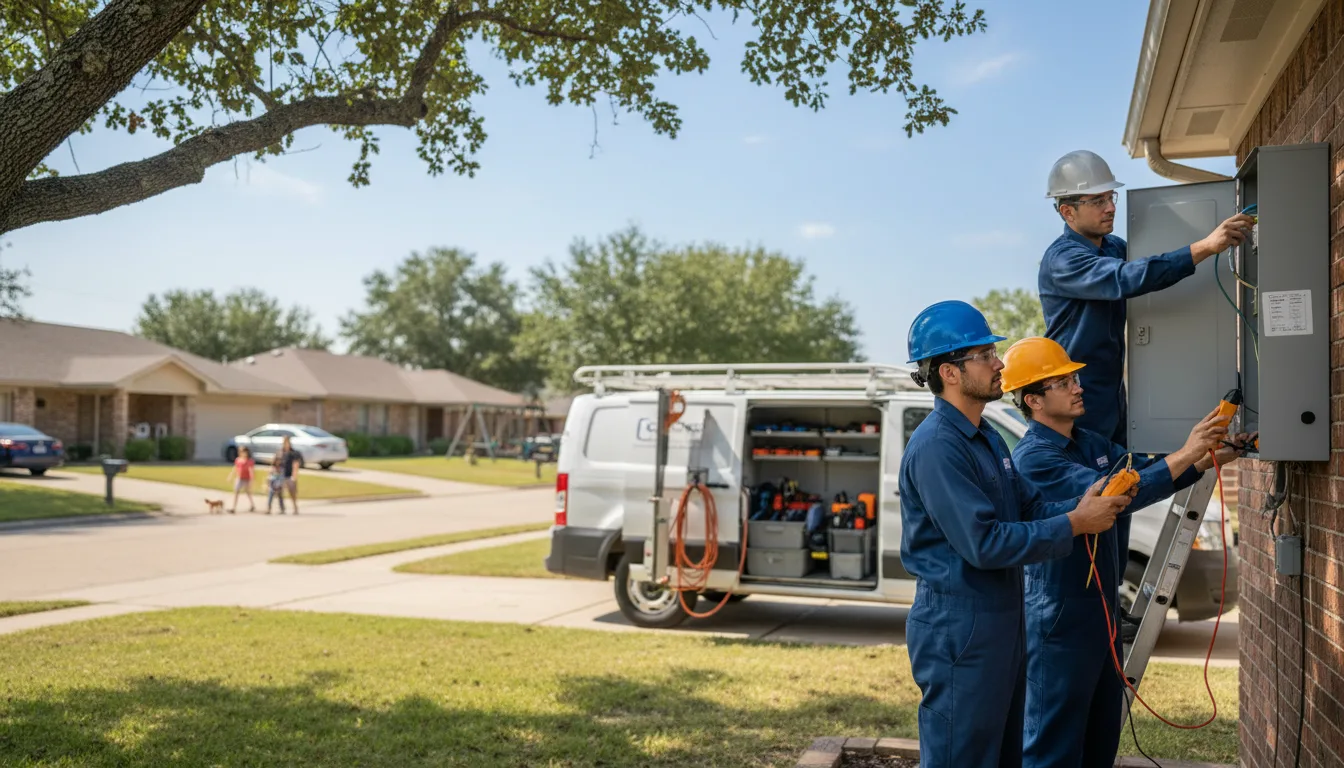 Certified electrician providing emergency electrical services in New Boston, MO